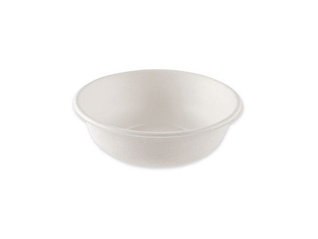 NATURE Star Coupelle en canne à sucre, rond, 250 ml, blanc