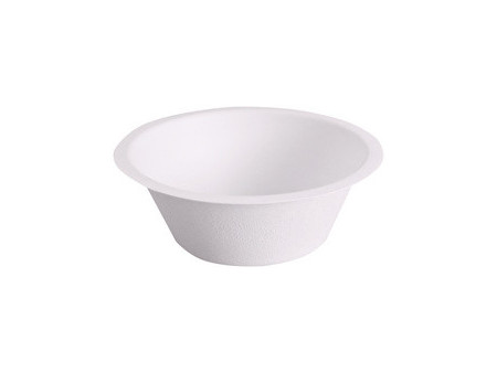 NATURE Star Coupelle en canne à sucre, rond, 250 ml, blanc