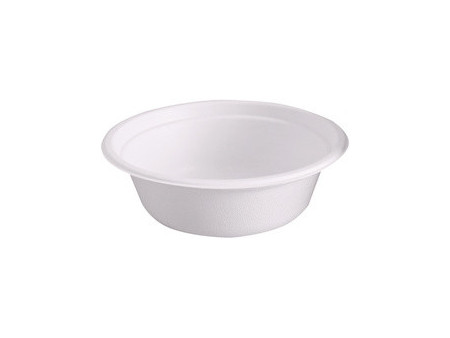 NATURE Star Coupelle en canne à sucre, rond, 850 ml, blanc