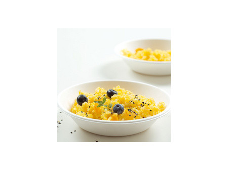 NATURE Star Coupelle en canne à sucre, rond, 850 ml, blanc