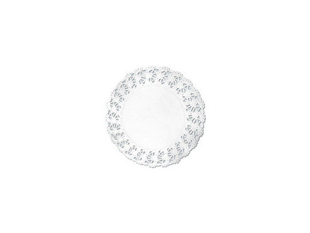 HYGOSTAR Sous-tasse, rond, blanc, diamètre: 90 mm