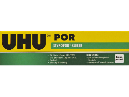 UHU colle pour mousse rigide por, tube de 40 g