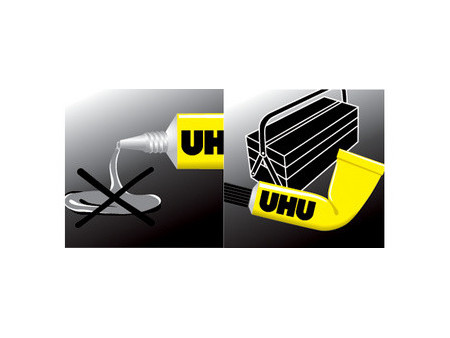 UHU colle universelle extra FLEX + CLEAN, tube plastique,18g