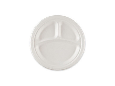 NATURE Star Assiette en canne à sucre, rond, 260 mm