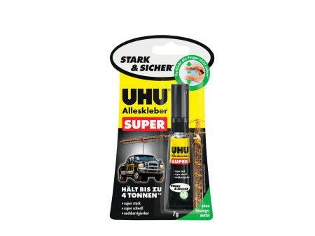 UHU Colle universelle SUPER, 7 g, sur carte blister