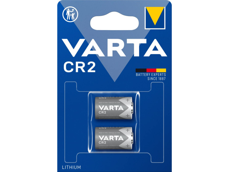 VARTA Pile photo, CR2 'LITHIUM', 3,0 V, blister de 2,