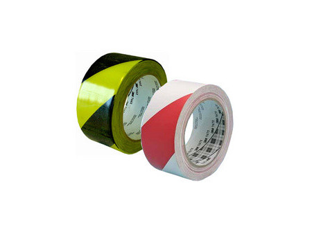 3M Ruban adhésif PVC souple 767i, rouge / blanc