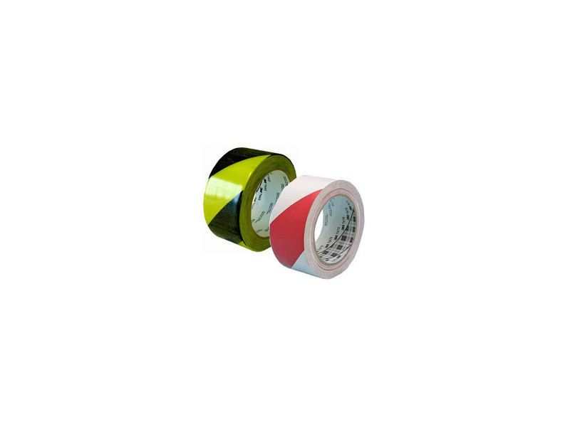3M Ruban adhésif PVC souple 767i, rouge / blanc