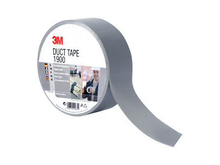 3M Economy Ruban adhésif toilé 1900, 50 mm x 50 m, noir