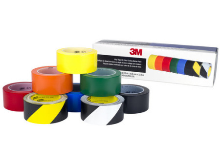 3M Ruban adhésif PVC 5S - Kit de démarrage, codage couleur
