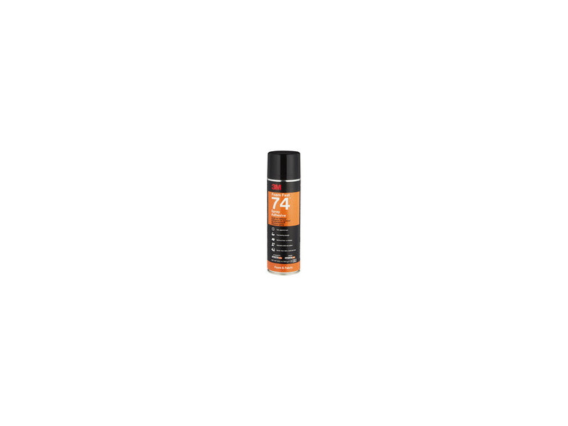 3M Colle aérosol pour mousse FoamFast 74, 500 ml, orange