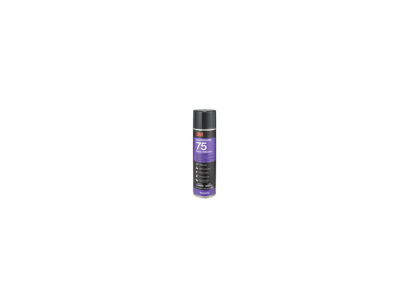 3M Colle aérosol Repositionable 75, repositionnable, 500 ml