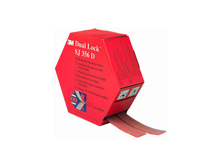 3M Fixation auto-agrippante Dual Lock flexible, SJ354D,noir