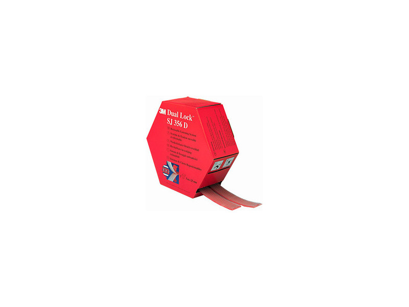 3M Fixation auto-agrippante Dual Lock flexible, SJ354D,noir