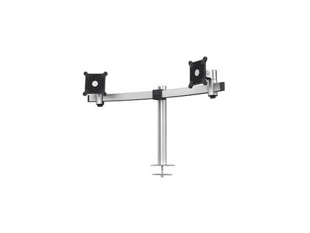 DURABLE Support double pour 2 écrans, fixation passe-câble