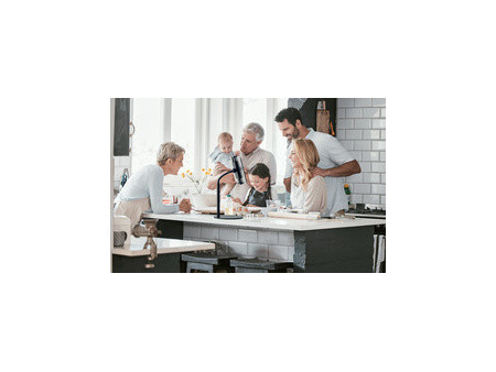 DURABLE Support de table pour tablette TWIST TABLE, noir