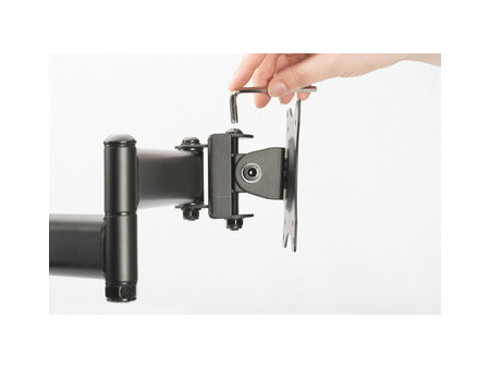 DIGITUS Support double écran universel, fixation par serrage