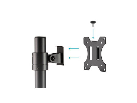 DIGITUS Support colonne pour écran simple universel
