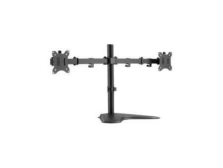 DIGITUS Support double écran universel, noir