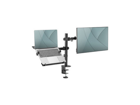 DIGITUS Support universel pour écran et laptop, noir