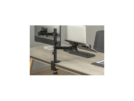 DIGITUS Support universel pour écran et laptop, noir
