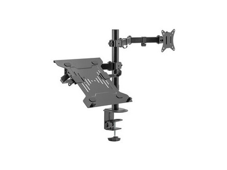 DIGITUS Support universel pour écran et laptop, noir
