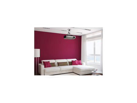 LogiLink Support de plafond pour vidéoprojecteur, blanc