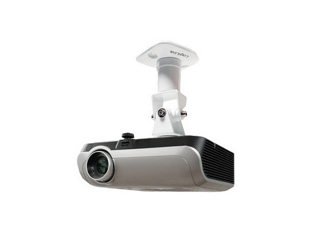 LogiLink Support de plafond pour vidéoprojecteur, blanc