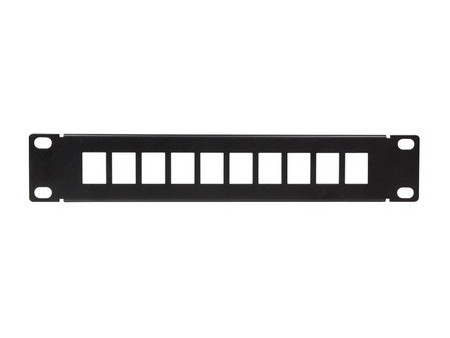 LogiLink Panneau de brassage keystone 10', noir