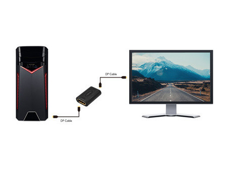 LogiLink Adaptateur DisplayPort, femelle DP - femelle DP