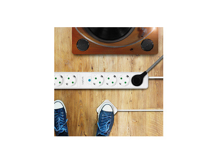 LogiLink Multiprise, 6 prises, 4 avec interrupteur à pied