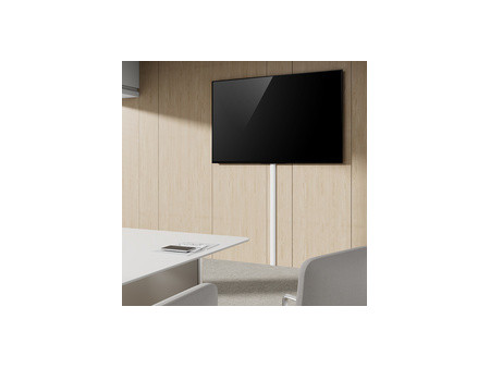 LogiLink Goulotte à câbles, en aluminium, 1.100 mm, blanc