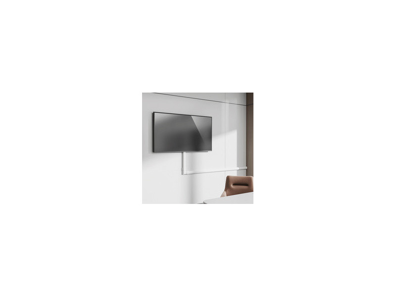LogiLink Goulotte à câbles, en aluminium, 750 mm, blanc