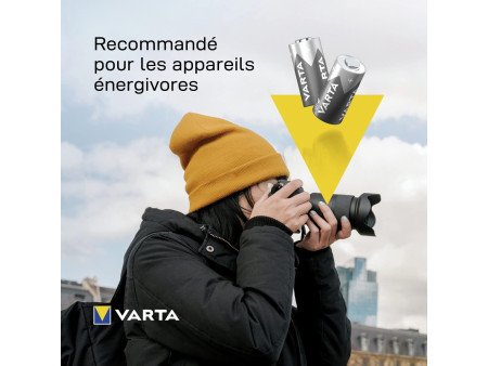 VARTA Pile photo, CR2 'LITHIUM', 3,0 V, blister de 2,