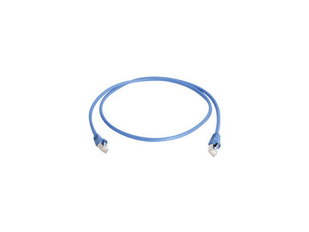 Telegärtner Câble patch, Cat.6A (profond), S/FTP, 15 m, bleu
