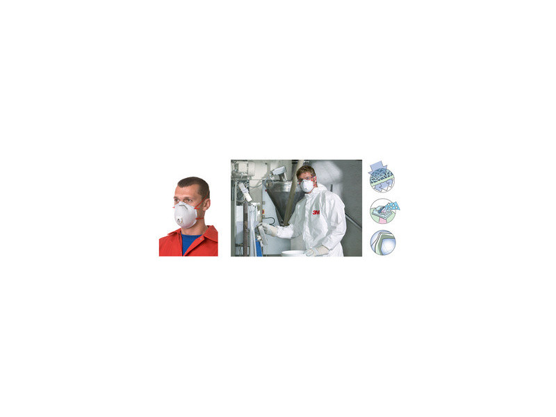 3M masque de protection respiration 8833 - classique,