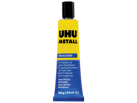 UHU Colle de contact METALL, tube de 30 g, colle de contact
