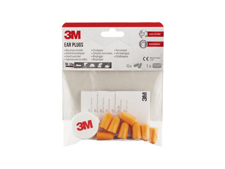 3M bouchons anti-bruit jetables 1100C, dans un sachet,orange