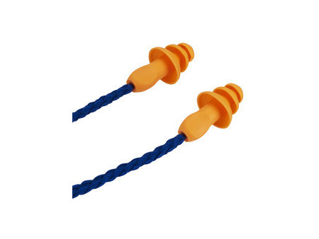 3M Bouchons antibruit 1271, avec cordelette, orange