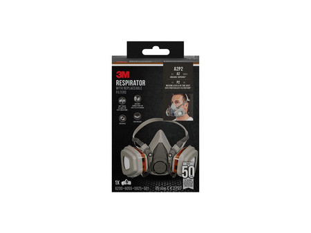 3M filtre de rechange pour demi-masque respiratoire 6002C