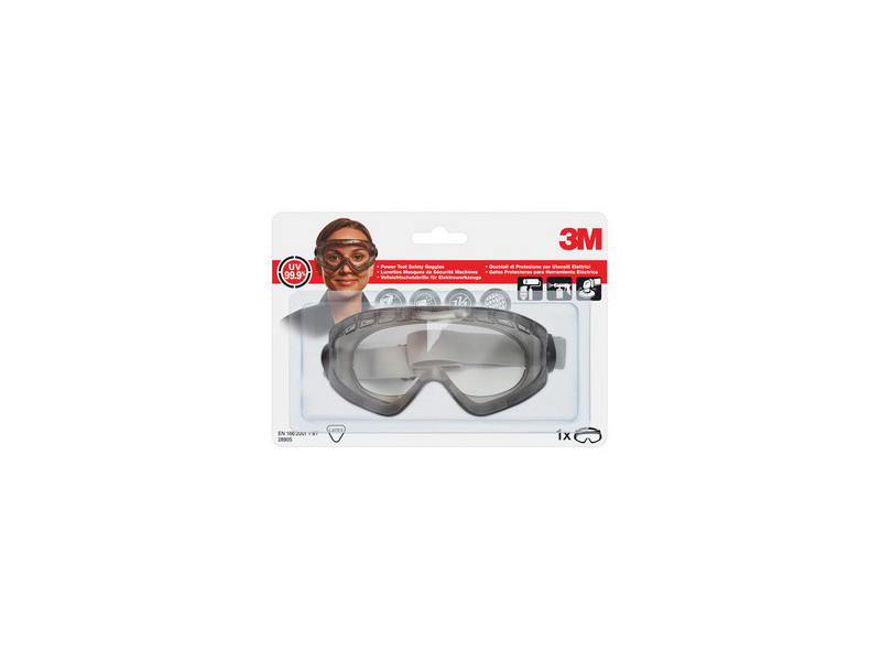 3M Lunettes de protection à grande visibilité 2890SC, teint