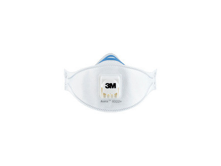 3M Masque Aura Comfort Cool Flow 9322+, FFP2, lot de 2