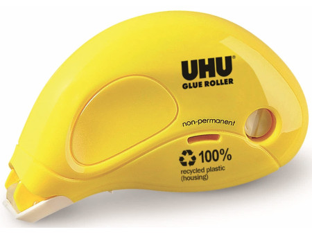UHU Roller de colle Dry & Clean Roller, non permanent