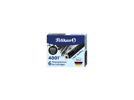 Pelikan Cartouche d'encre 4001 TP/6, bleu royal