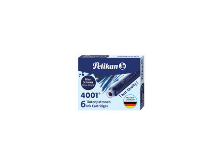 Pelikan Cartouche d'encre 4001 TP/6, bleu royal