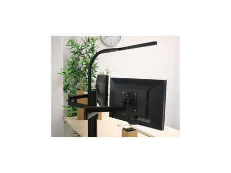 UNiLUX Bras support pour écran AXIO, pince, noir