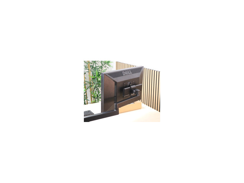 UNiLUX Bras support double écran AXIO, pince, noir