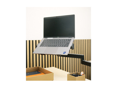 UNiLUX Bras support double écran AXIO, pince, noir