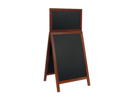 Securit Panneau trottoir DELUXE Top Board, couleur hêtre