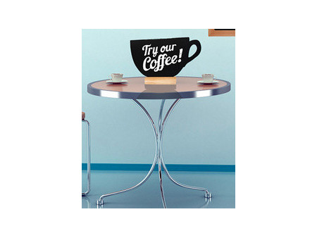 Securit Ardoise de table SILHOUETTE 'Tasse'